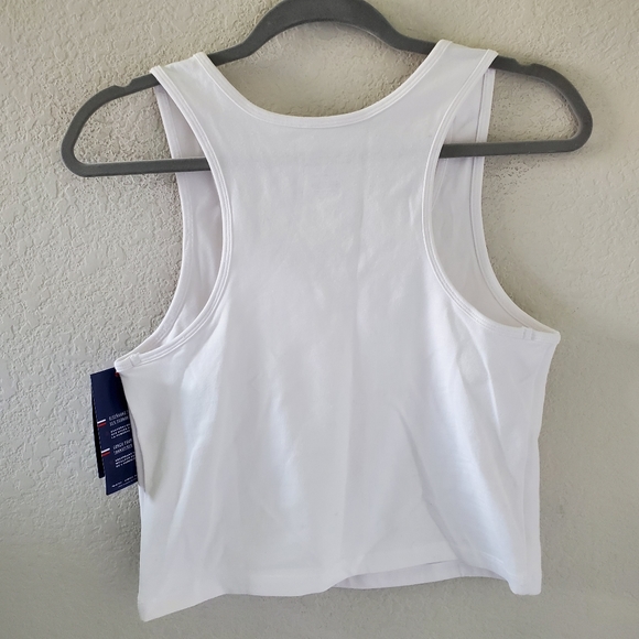 Champion white authentic crop sleeveless top NWT - Picture 4 of 7